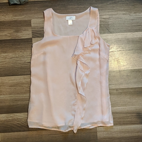Loft Silk blouse Sz S - Picture 2 of 3